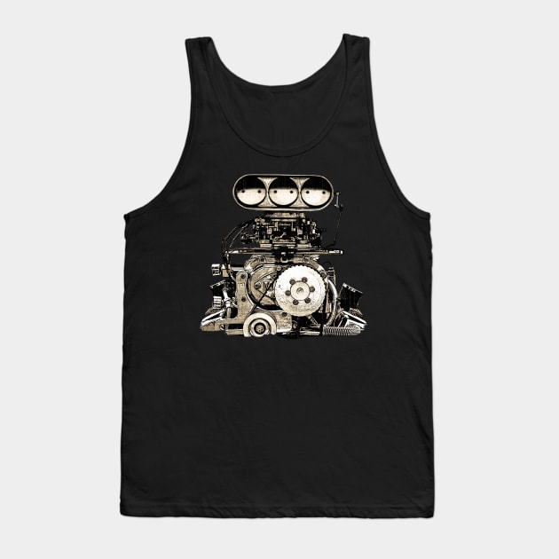 Big Block Blower Motor Tank Top by WickedNiceTees